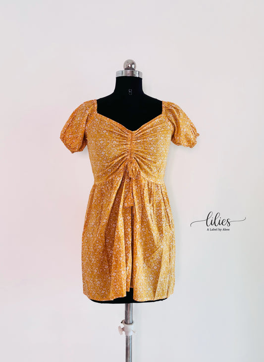 Drawstring Tunic Top