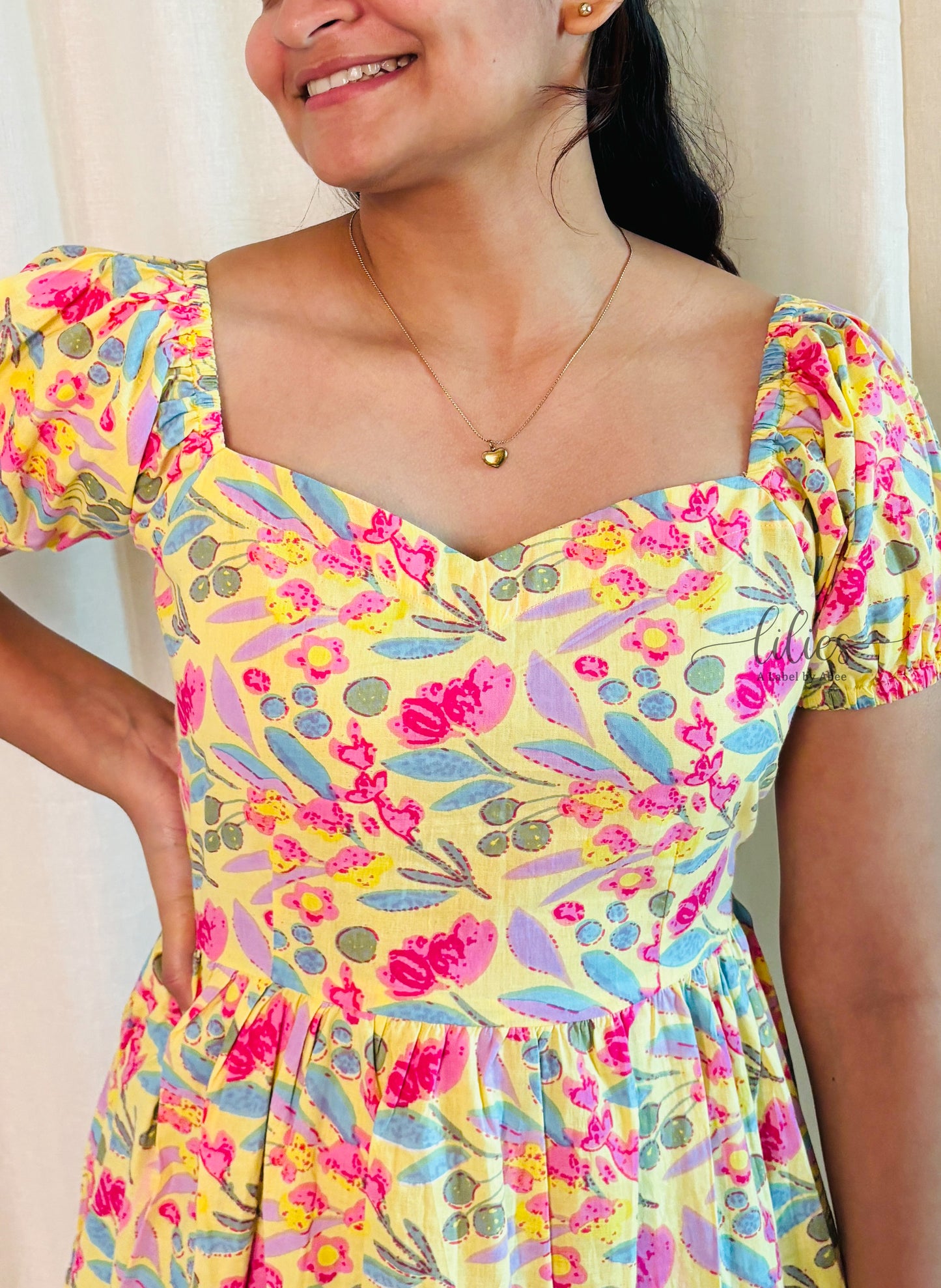 Flirt in Florals - Yellow