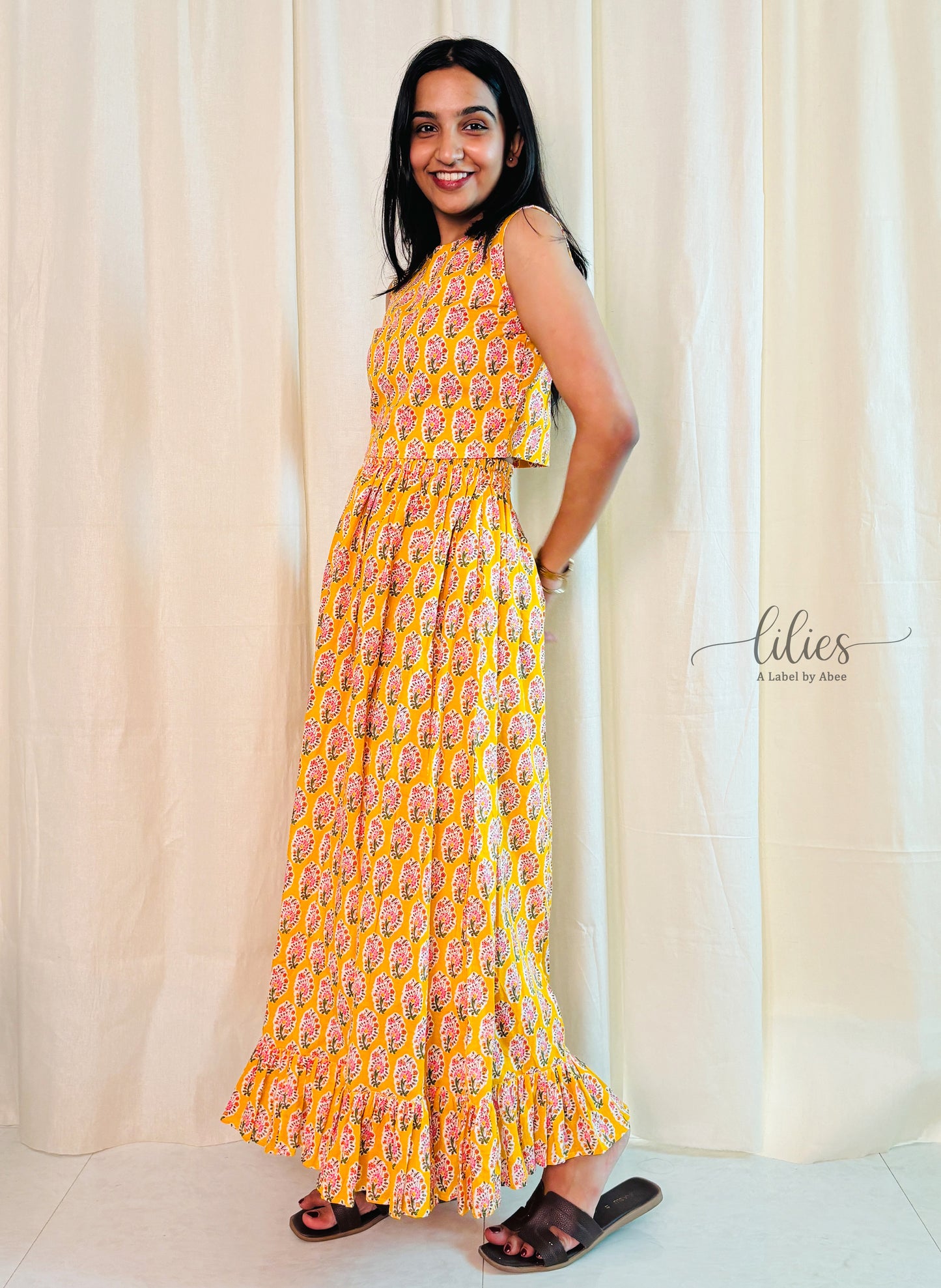 Sunshine Bloom Skirt Top Co-ord