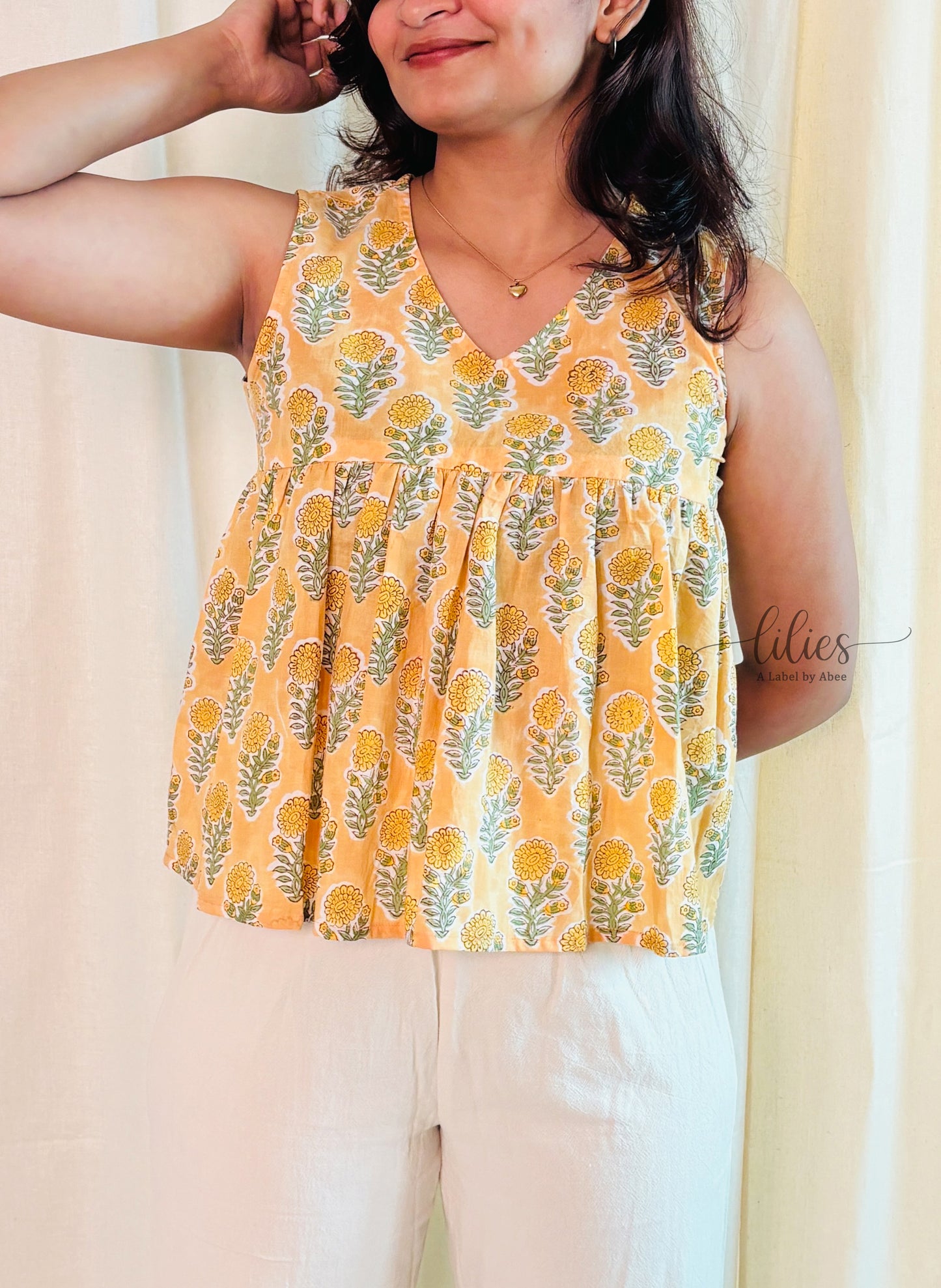 Sunshine Bloom Top