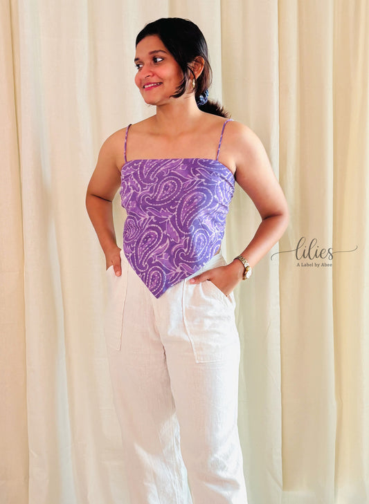 Paisley Charm – Bandana Top