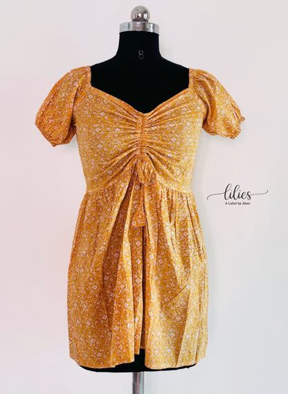 Drawstring Tunic Top