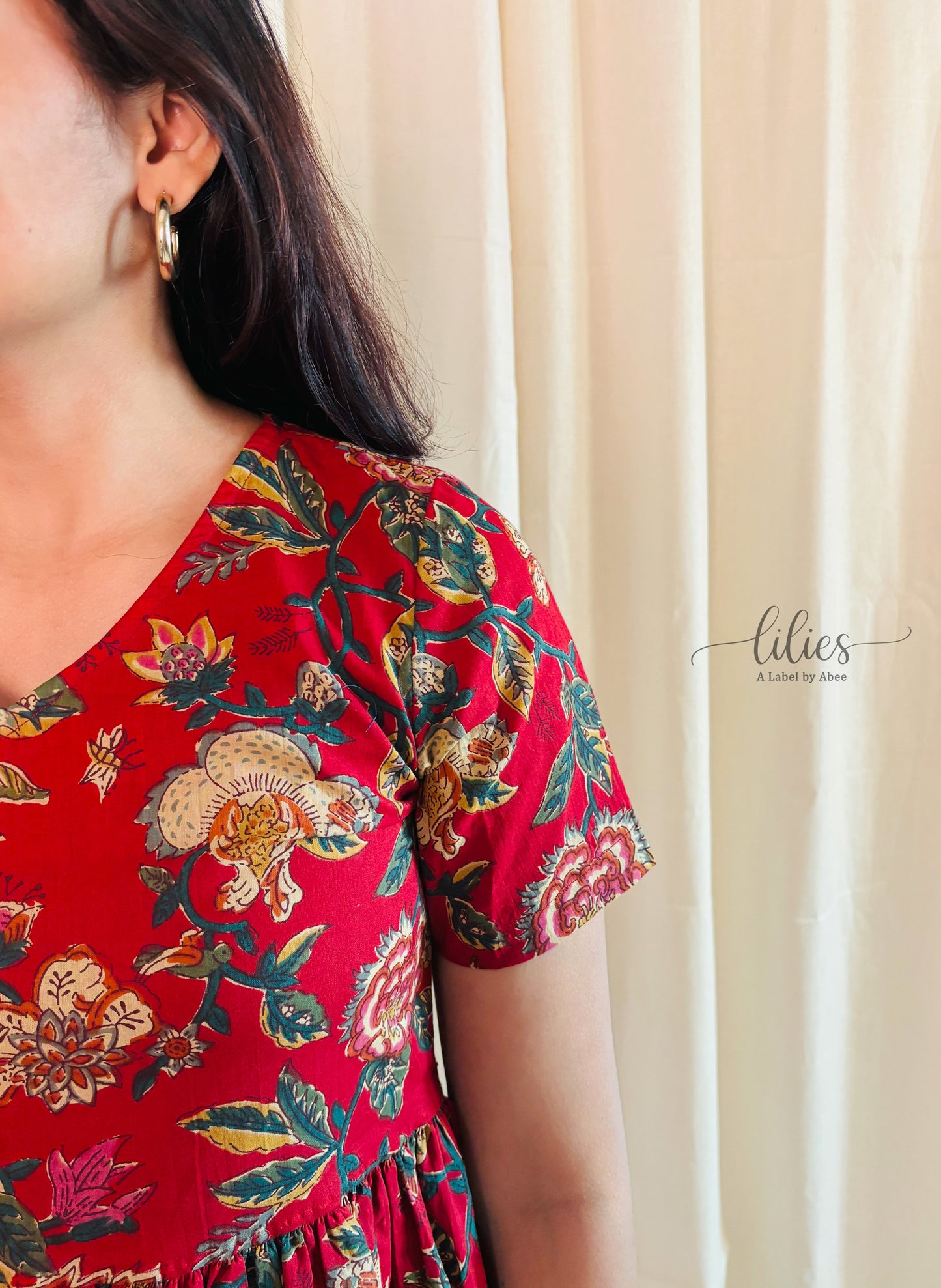 Aranya Maxi Dress - Red