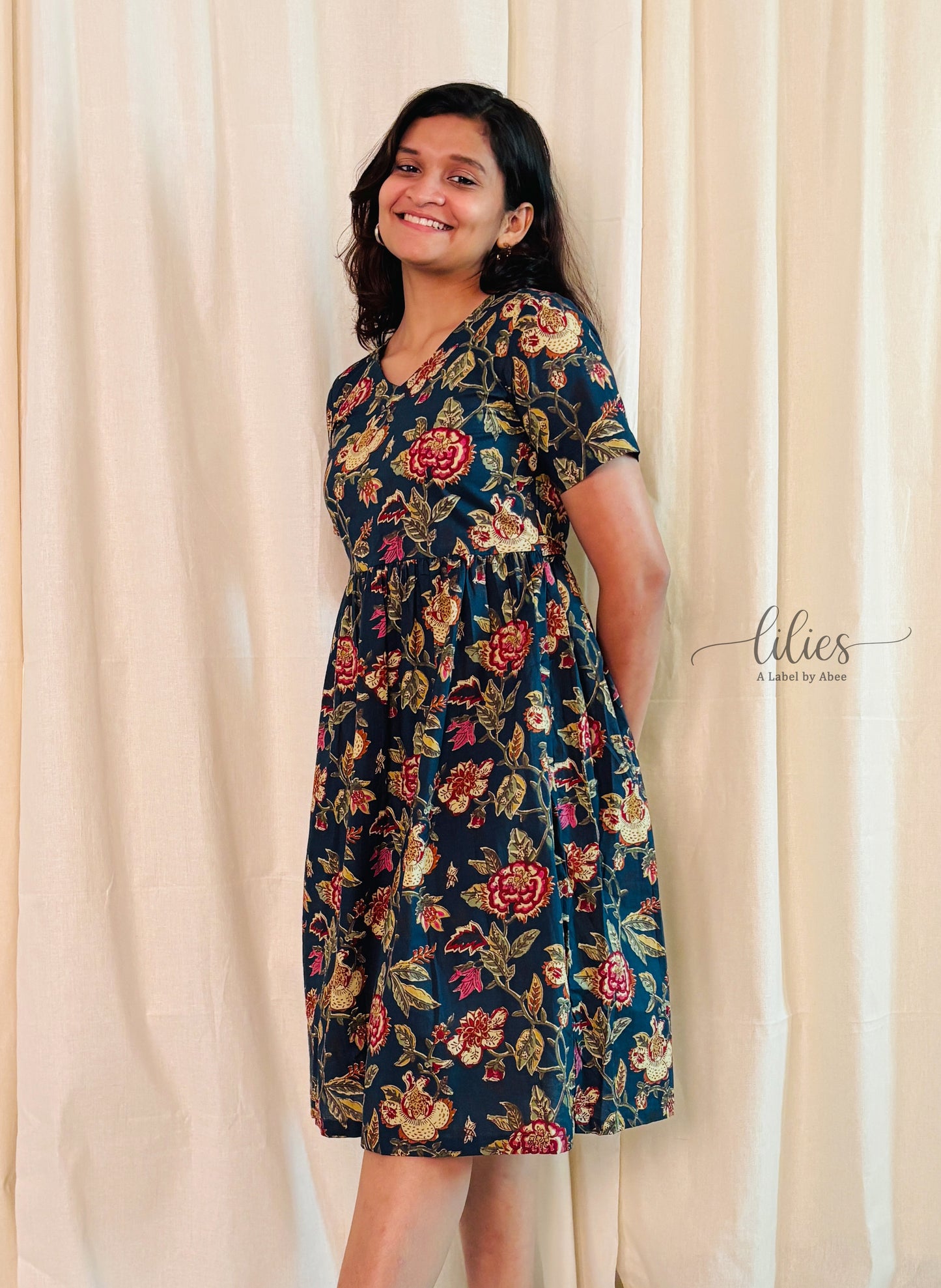 Aranya Maxi Dress - Blue
