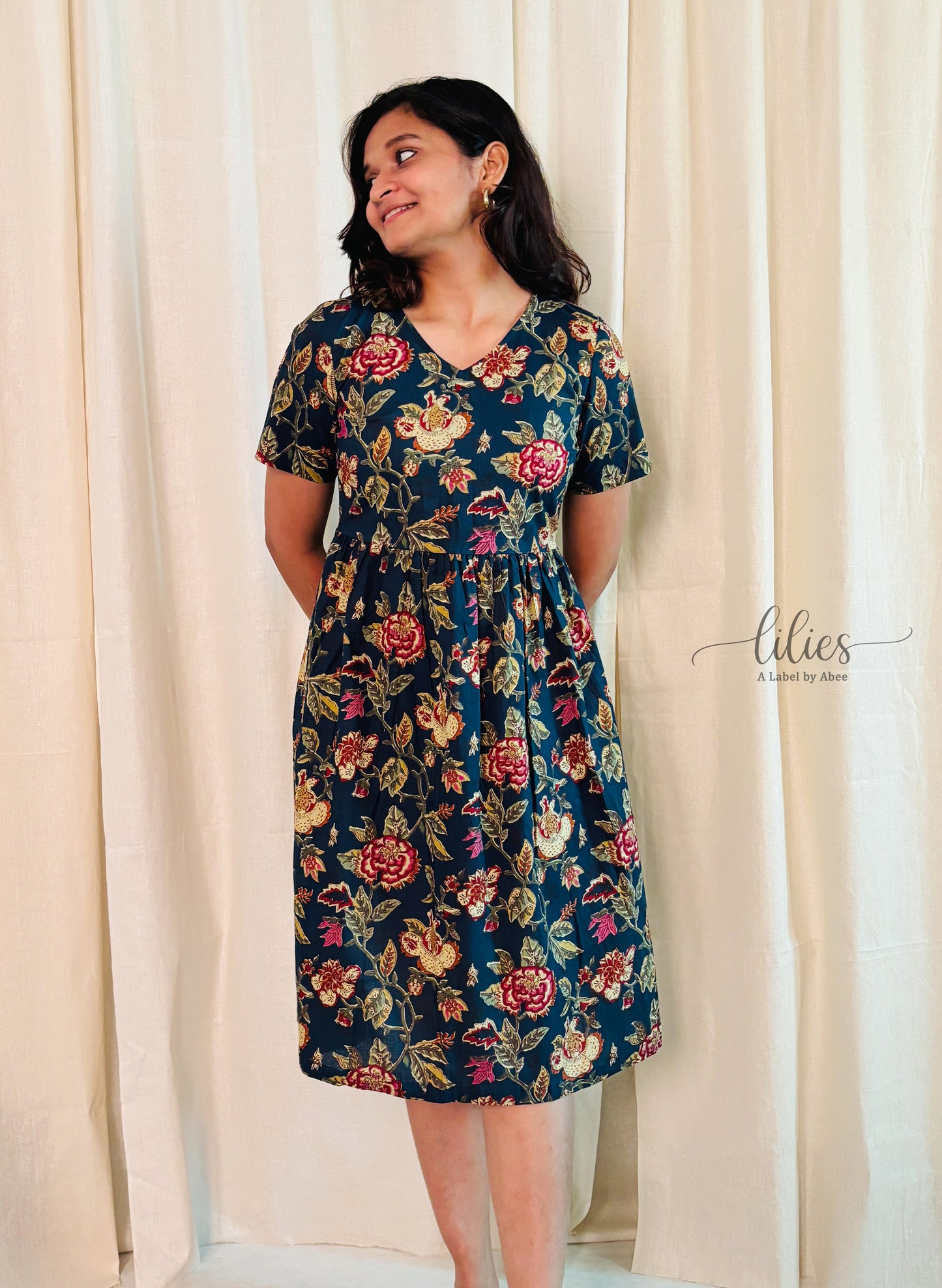 Aranya Maxi Dress - Blue