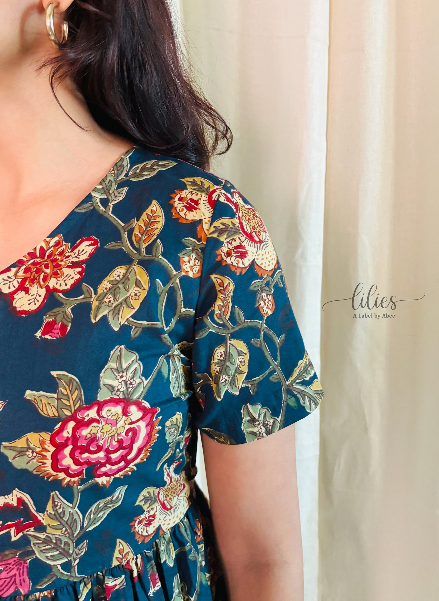 Aranya Maxi Dress - Blue