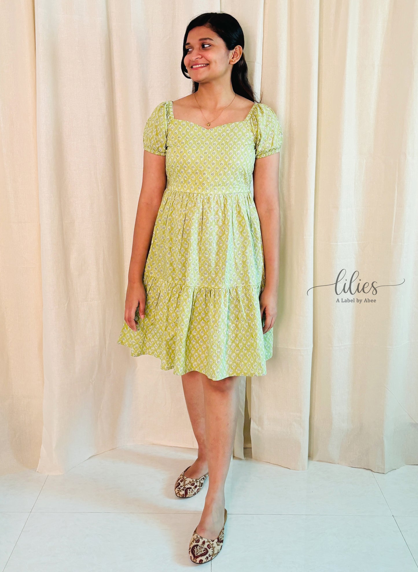 Flirt in Florals - Mint Green