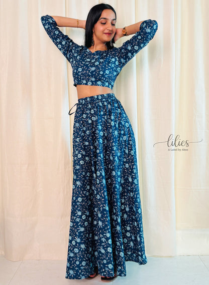 Blueberry Bliss Skirt Top Co-ord