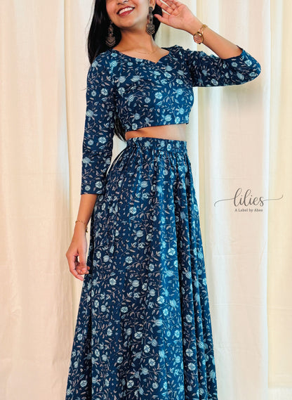 Blueberry Bliss Skirt Top Co-ord